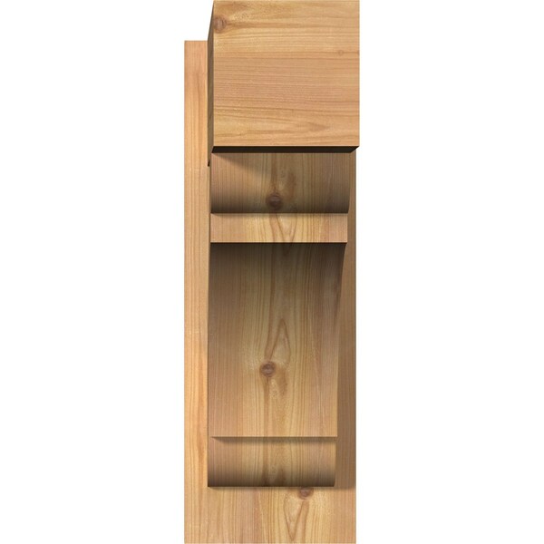 Olympic Block Smooth Outlooker, Western Red Cedar, 7 1/2W X 22D X 22H